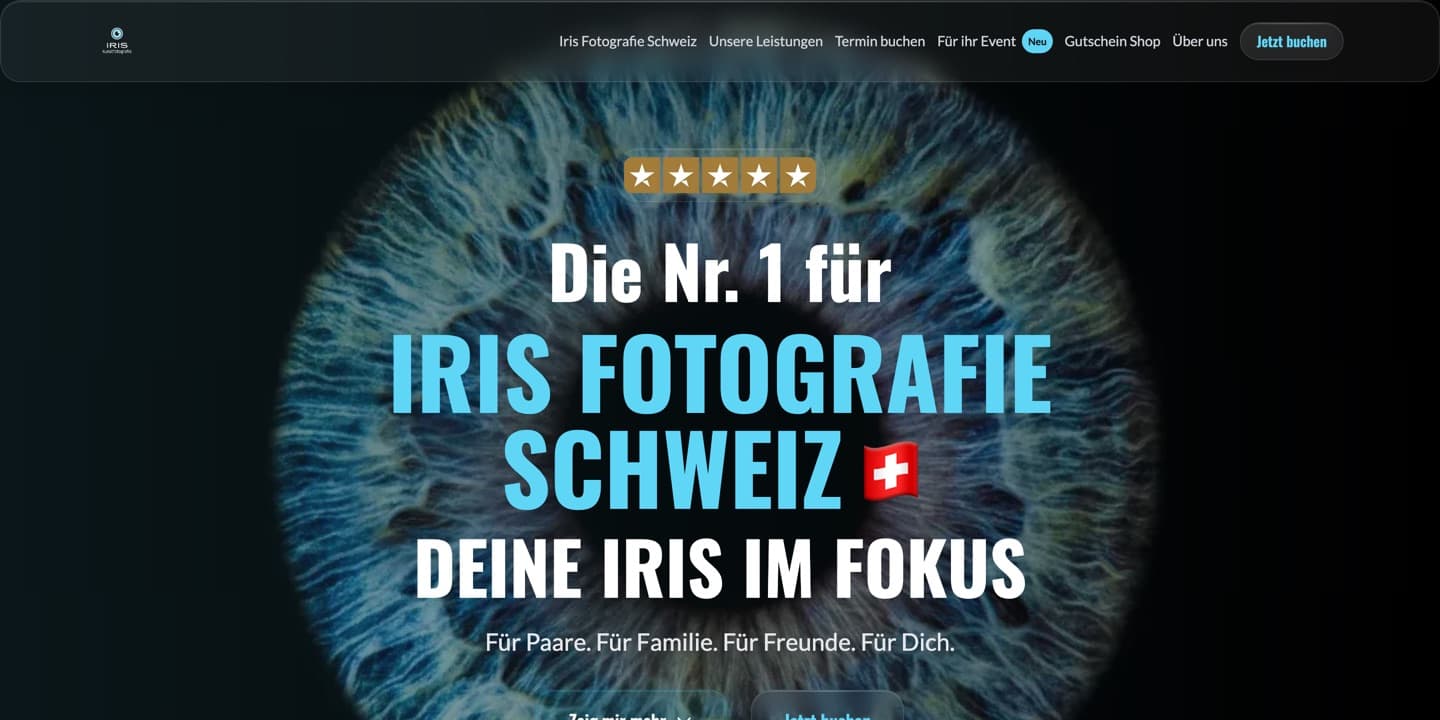 Hero der Website Iris Kunstfotografie